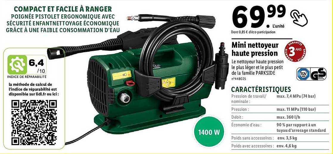 compact et facile à ranger