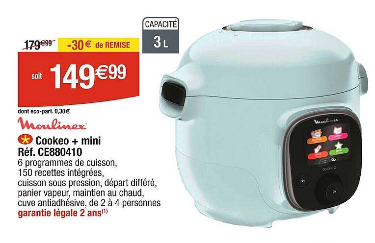 Cookeo + Mini Moulinex