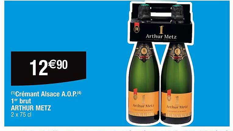crémant alsace a.o.p. 1er brut arthur metz