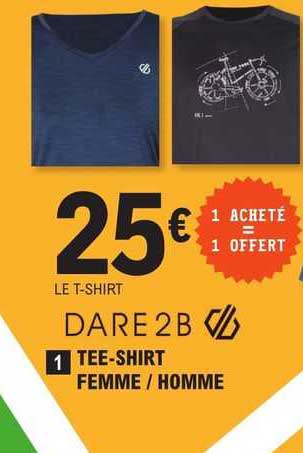 dare 2 b tee-shirt femme / homme