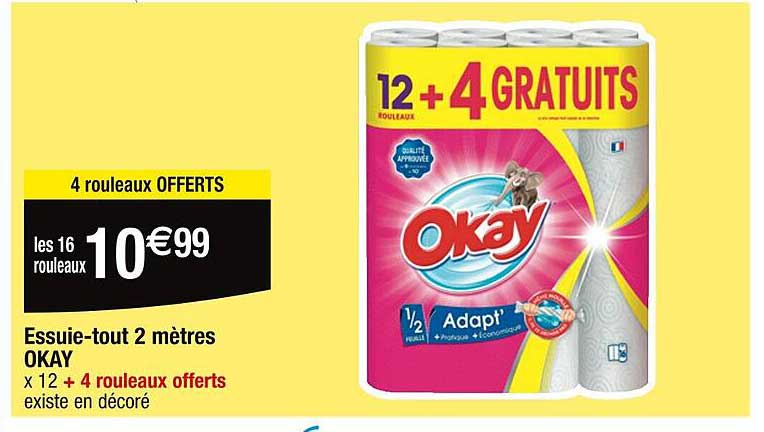 essuie-tout 2 mètres okay