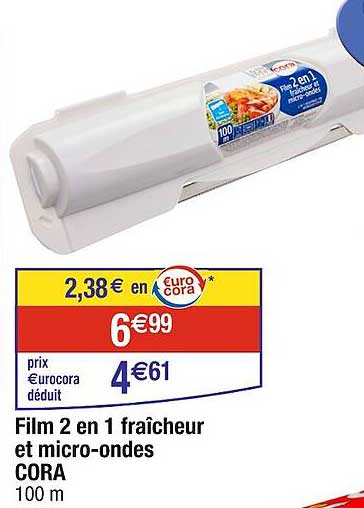 film 2 en 1 fraîcheur et micro-ondes cora