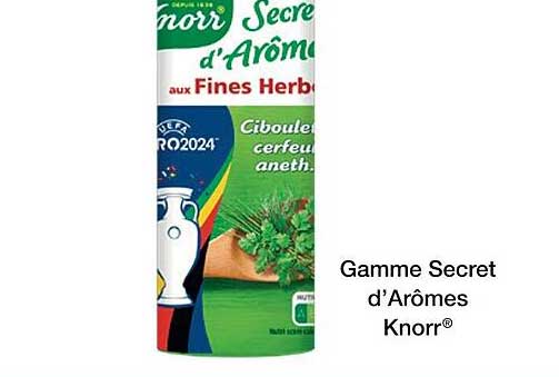 gamme secret d'arômes knorr
