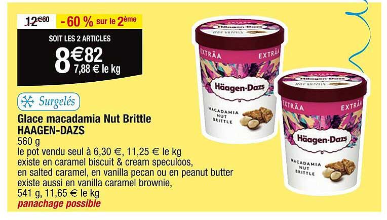 glace macadamia nut brittle häagen-dazs