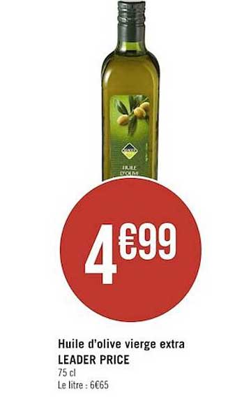 huile d'olive vierge extra leader price