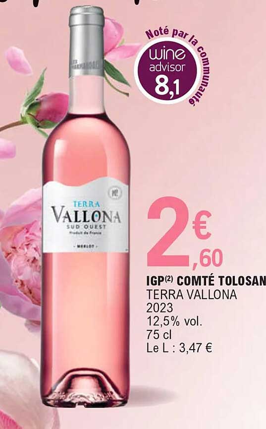 igp comté tolosan terra vallona