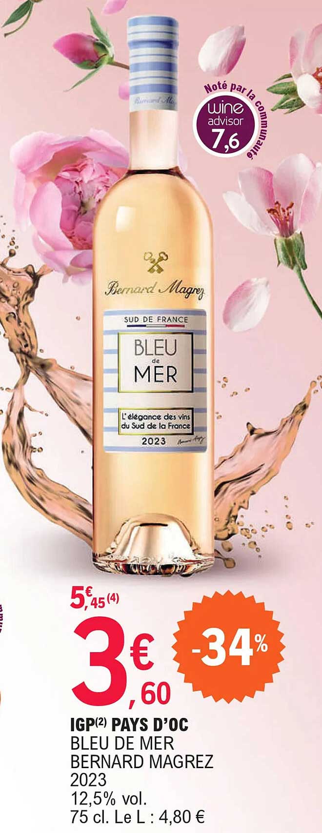 Igp Pays D'oc Bleu De Mer