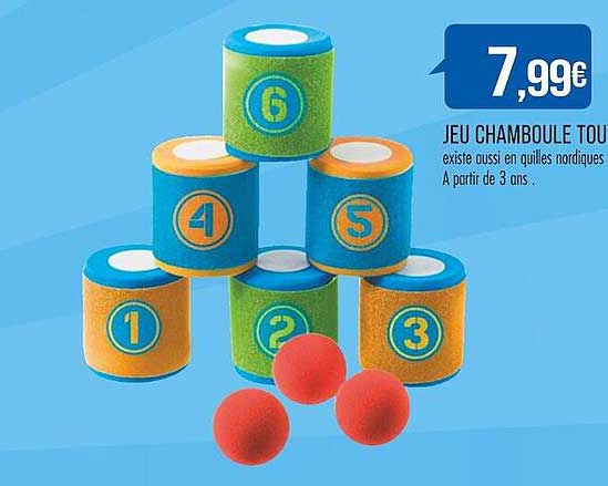 jeu chamboule tou