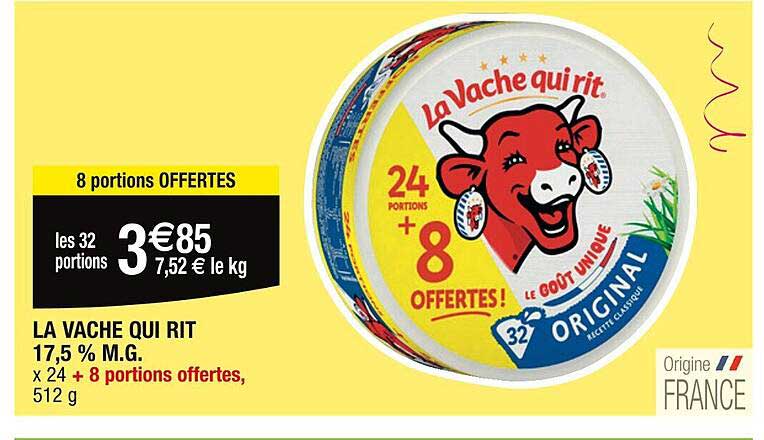 la vache qui rit 17.5% m.g.