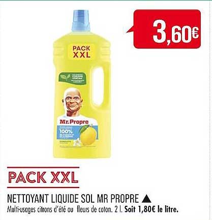 Nettoyant Liquide Solm Mr Propre