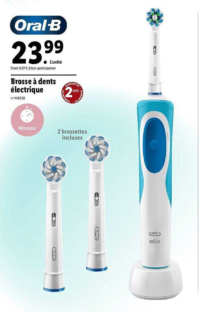 oral-b brosse à dents électrique