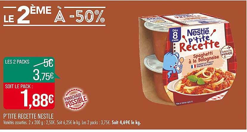 p'tite recette nestle