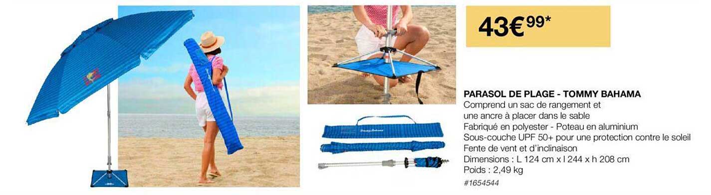 parasol de plage - tommy bahama