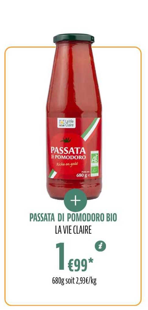 Passata Di Pomodoro Bio La Vie Claire