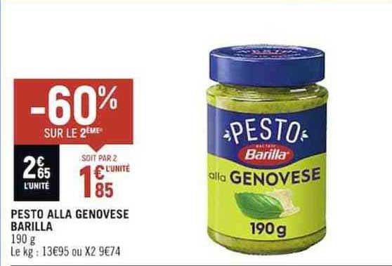 pesto alla genovese barilla