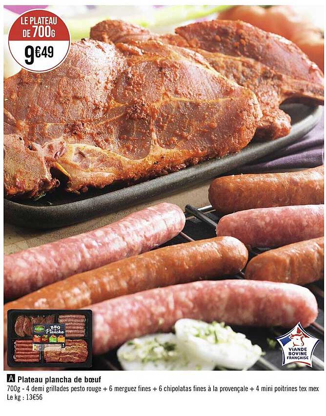 Plateau Plancha De Bœuf