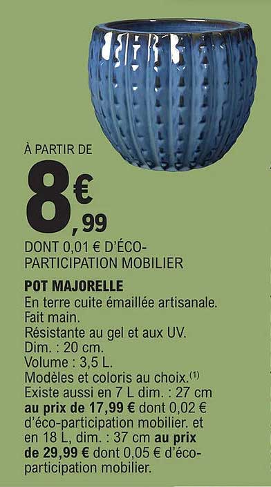 pot majorelle