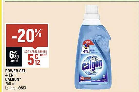 Power Gel 4 En 1 Calgon