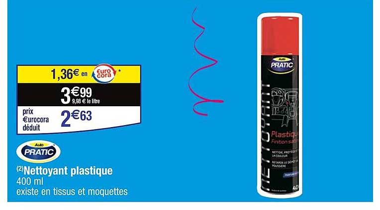 pratic nettoyant plastique