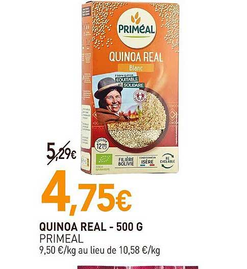 quinoa réal priméal - 500 g