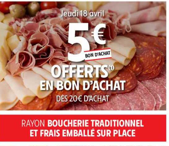 rayon boucherie traditionnel et frais emballé sur place