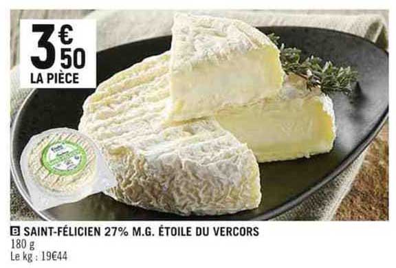 saint-félicien 27% m.g. étoile du vercors