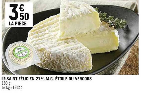 saint-félicien 27% m.g. étoile du vercors