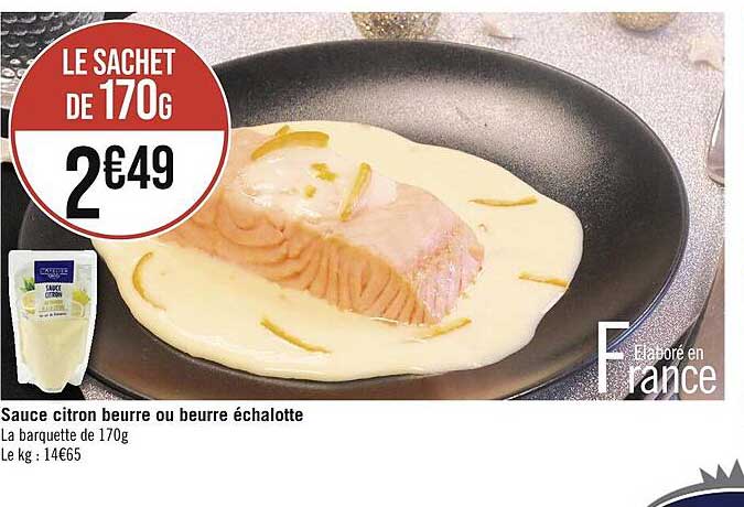 Sauce Citron Beurre Ou Beurre échalotte