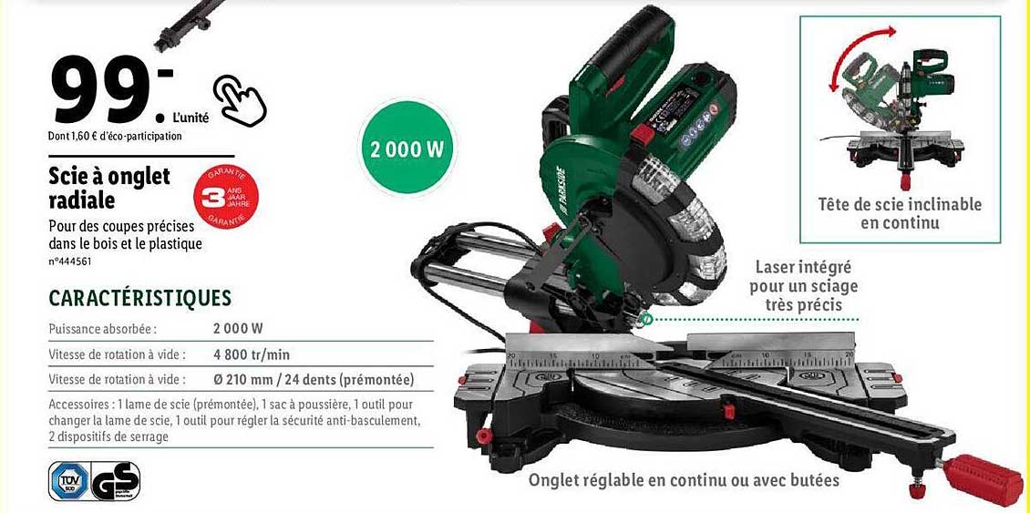 scie à ongle radiale