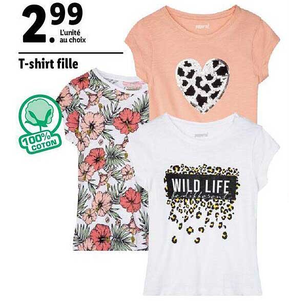 t-shirt fille