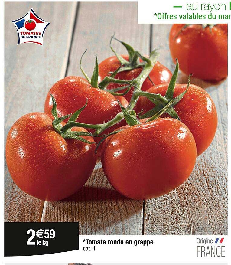 Tomate Ronde En Grappe