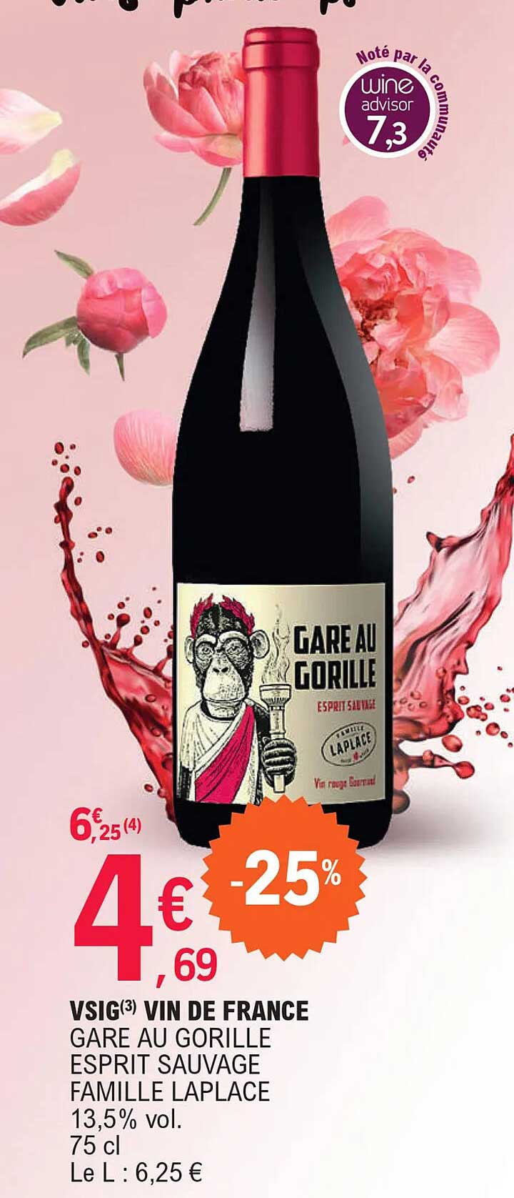 vsig vin de france gare au gorille esprit sauvage famille laplace