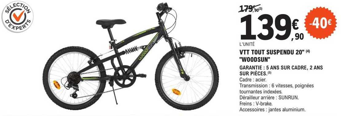 Vtt Tout Suspendu 20" "woodsun"