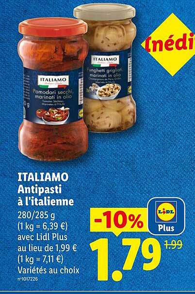 ITALIAMO Antipasti à l'italienne