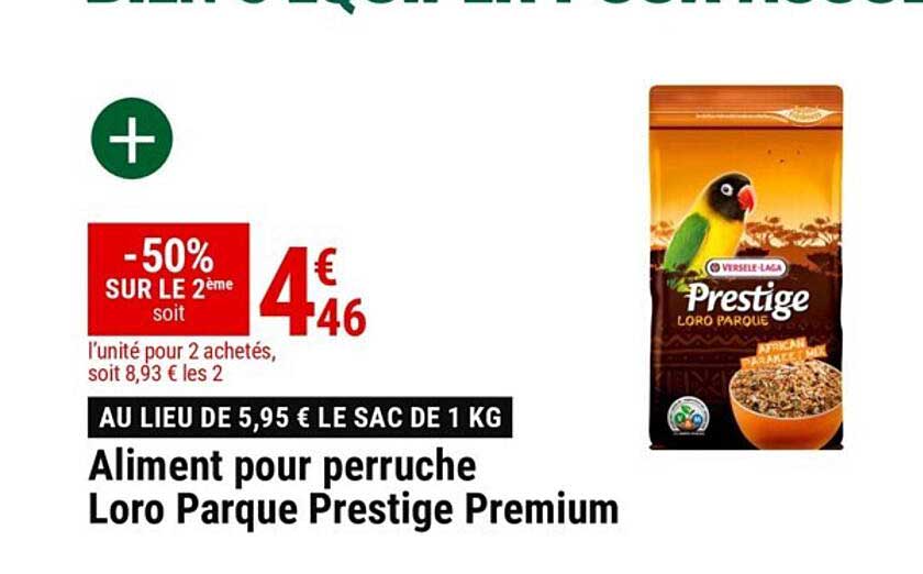 Aliment pour perruche Loro Parque Prestige Premium