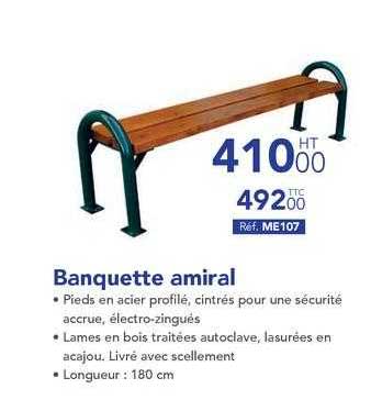 Banquette Amiral