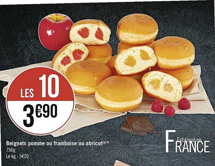 Beignets Pomme Ou Framboise Ou Abricot