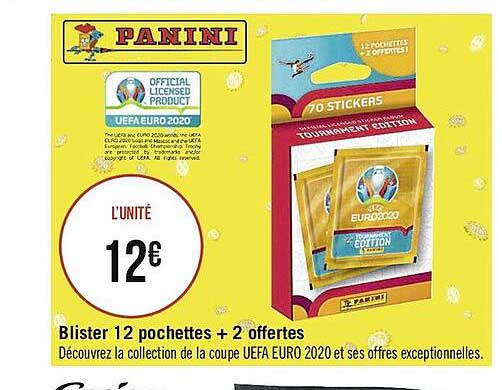 blister 12 pochettes + 2 offertes