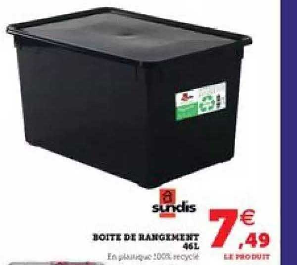 Boite De Rangement 46L
