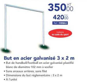 But En Acier Galvanise 3 X 2 M
