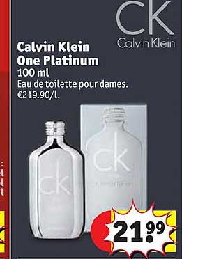 Calvin Klein One Platinum