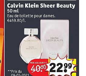 calvin klein sheer beauty