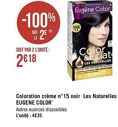Coloration Crème N°15 Les Naturelles Eugène Color
