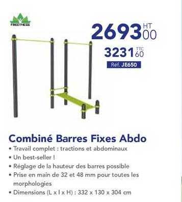 Combine Barres Fixes Abdo