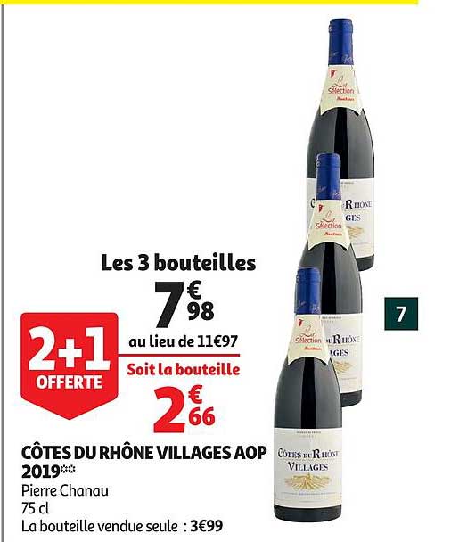 côtes du rhône villages aop 2019 pierre chanau