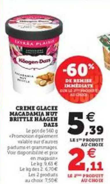 crème glacée macadamia nut brittle häagen dazs -60% de remise immédiate