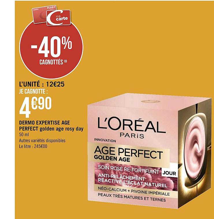 dermo expertise âge perfect golden âge rosy day