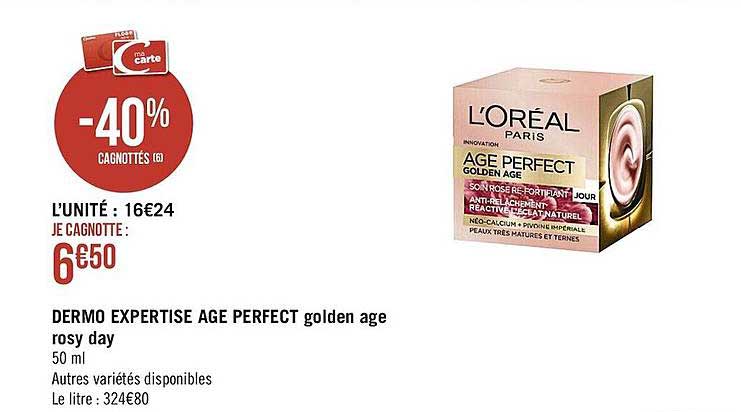 dermo expertise âge perfect golden âge rosy day