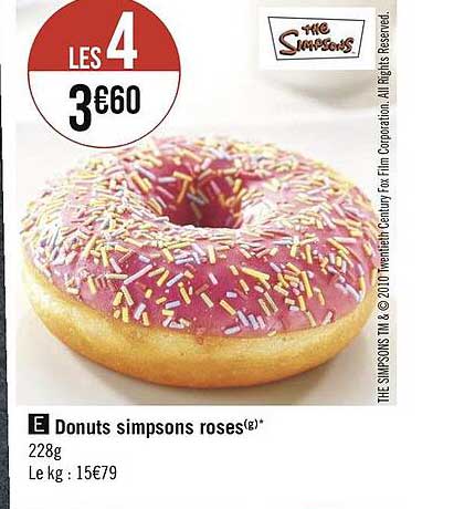 Donuts Simpsons Roses