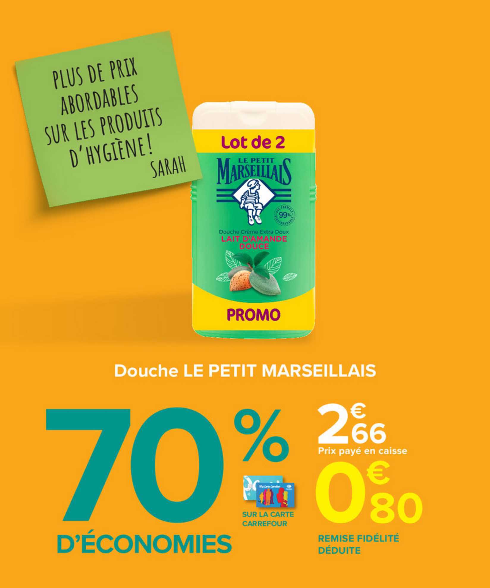 Douche Le Petit Marseillais